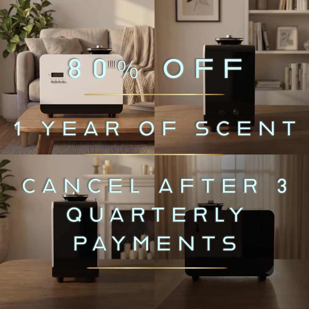 Subscription promotion for $99 whole home diffuser